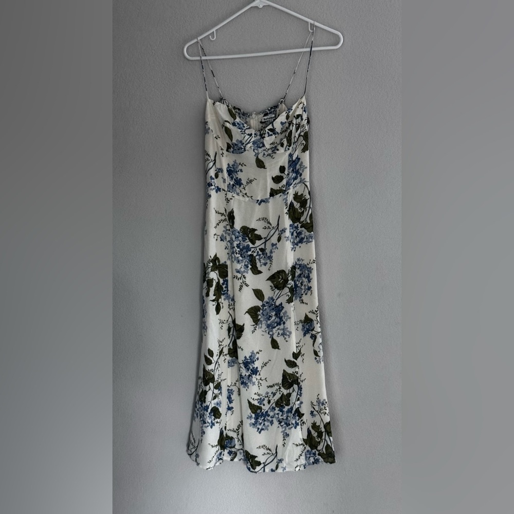 Reformation Juliette Dress in Riviera 6 - Picture 6 of 12